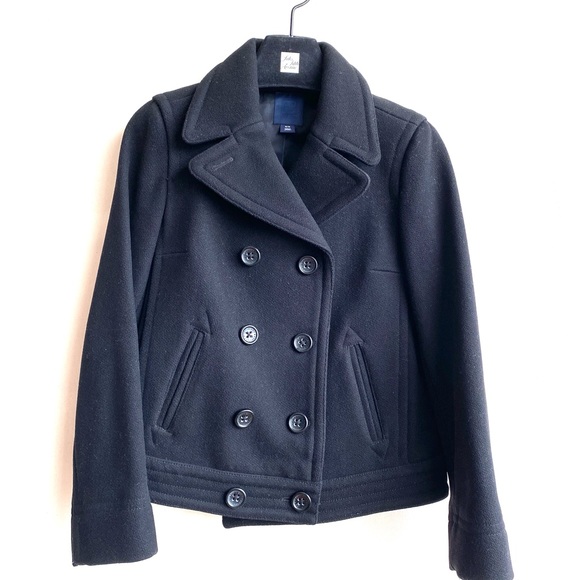 Gap Pea Jacket-Heavy Wool-EUC - Picture 10 of 10